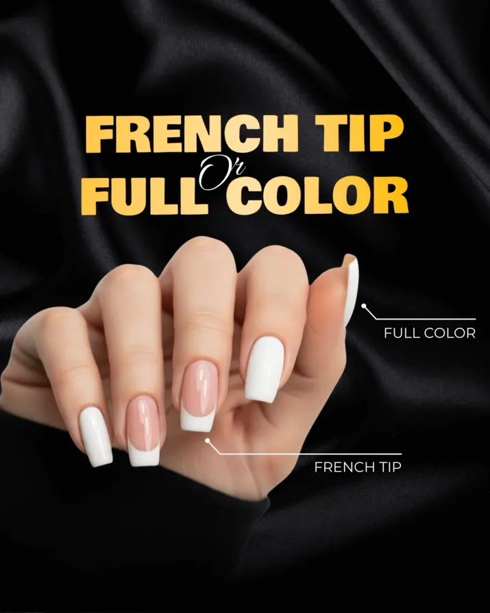 Choosing Your Perfect Manicure: French Tip Versus Full Color